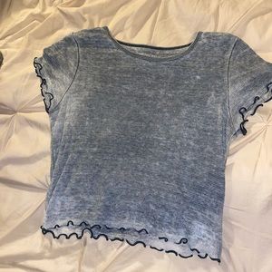 American Eagle waffled baby tee